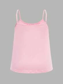 Comfortcana 3 件加大码女式纯色蝴蝶结和樱桃图案褶皱宽松吊带背心，可调节肩带，适合春夏季 - 彩色 - 查看 6