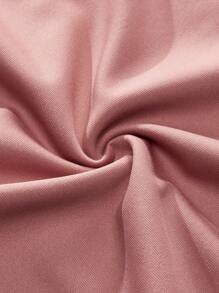 Manfinity Joysei 2 件套男士标准 3D 字母印花粉色 T 恤和短裤，舒适服装