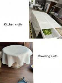 1pc 30*30cm/50*5cm/60*60cm/70*70cm/80*80cm/90*90cm/100*100cm/120*120cm/150*150cm Food Steamer Liner, Food Steamer Liner, Steamer Cloth, Non-Stick Round Steamer Liner, Steamed Dumplings/Bread/Steamed Buns/Rice, Food Filter Cloth, Household Kitchen Supplies, Baking Supplies