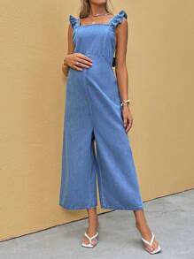 SHEIN 孕妇牛仔背带裤和连体裤，孕妇沙滩装