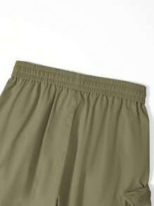 Manfinity EMRG Shorts casuales con cordón en la cintura, bolsillos cargo y rayas para hombre Manfinity Streetrush, ropa urbana y de calle para hombre, regalo para novio