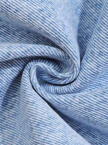 Jeans casual e versatili di moda da strada per ragazze, con stampa carina, lavati, comodi e con gamba larga allentata