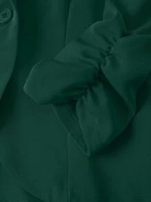 EMERY ROSE Damska marynarka garniturowa z guzikami i rękawami 3/4, do domu i na zewnątrz