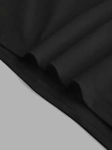 Manfinity Joysei 男士修身字母印花短袖T恤和梭织短裤套装 - 彩色 - 查看 5