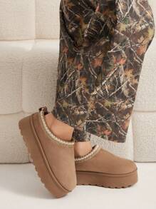 Solezae 女士清新高跟编织领木屐 - 舒适厚底拖鞋，记忆海绵鞋垫，防滑鞋底，假日度假风，夏季鞋履，春季鞋履，春假复活节圣诞节鞋履