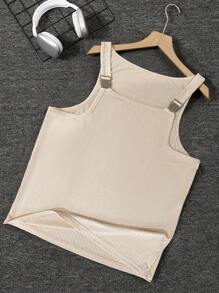 Manfinity 2025 Men's Casual Summer Tank Top - Khaki - View 3