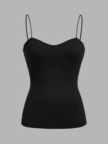 SHEIN EZwear 3pcs/Set Women's Sexy Crop Top Camisole, Suitable For Summer Back To School - Multicolor - View 4