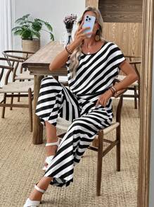 EMERY ROSE Conjuntos de dos piezas para mujer para uso diario - Negro - Ver 3