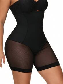 SHEIN Quần định hình thoải mái cho phụ nữ, thời trang và tối giản - màu đen - Xem 1