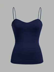 SHEIN EZwear 3pcs/Set Women's Sexy Crop Top Camisole, Suitable For Summer Back To School - Multicolor - View 9