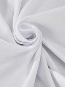 Set da 2 pezzi per ragazze adolescenti composto da maglietta stampata e pantaloni salopette in jeans con fiocco