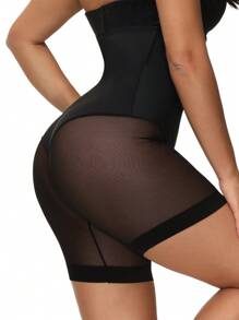 SHEIN Quần định hình thoải mái cho phụ nữ, thời trang và tối giản - màu đen - Xem 4