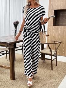 EMERY ROSE Conjuntos de dos piezas para mujer para uso diario - Negro - Ver 4