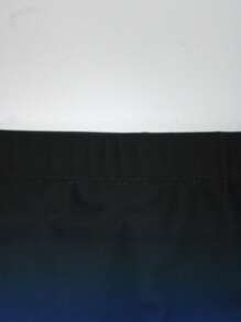 Naviga Onda Plus Size Men Ombre Color Swim Trunks - Blue - View 7