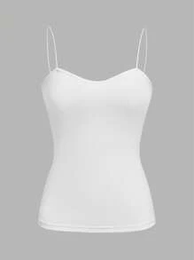 SHEIN EZwear 3pcs/Set Women's Sexy Crop Top Camisole, Suitable For Summer Back To School - Multicolor - View 7