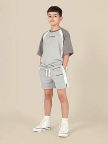 SUMWON Performanță premium Stil de viață Atletic Co-Ord Antrenament Sport Confort Zi de zi Antrenament de vară Băieți Casual Streetwear Athleisure