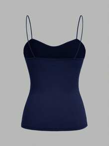 SHEIN EZwear 3pcs/Set Women's Sexy Crop Top Camisole, Suitable For Summer Back To School - Multicolor - View 5