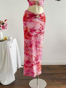 Soleia 节日服装 夏季服装 毕业礼服 女士两件套日常服装 两件套连衣裙 两件套长裙套装 两件套长裙套装 碎花两件套 两件套连衣裙套装 - 彩色 - 查看 4