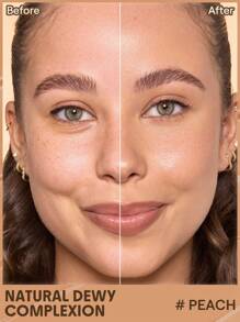 SHEGLAM Dew & Done Spf20輕薄粉底-Peach 品牌 美容 化妝 化妝品 適合女性與女孩 完美搭配夏季春季 Y2K 時尚 流行 生日 母親節禮物 假期 派對準備就緒 最佳顏色 - 桃色 - 查看 3