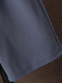 SHEIN Tween Boy Colorblock Polo Shirt & Shorts, School, Campus, College Summer Holiday