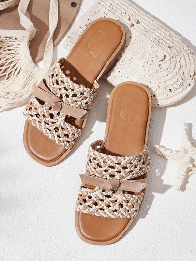 Styleloop Giày bệt mũi tròn đơn giản màu mơ, thoải mái, thanh lịch, giản dị dành cho nữ, đi làm, đi chơi, dự tiệc, những dịp trang trọng