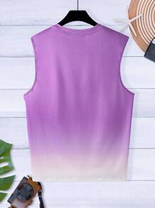 Manfinity Chillmode Men's Vacation Style Print Sleeveless Crew Neck Tank Top Mens Summer Tank Top Summer Graphic Tees