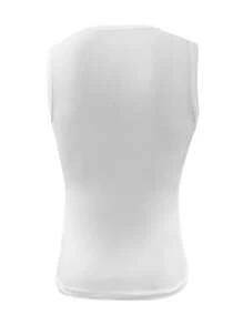 SHEIN Manfinity Dauomo Men's Casual Versatile Solid Color White Tank Top, Summer - White - View 2