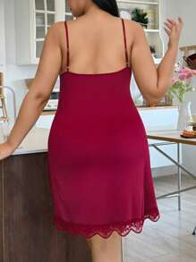 加大码细肩带性感睡袍，夏季时尚