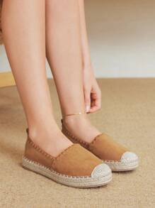 Styleloop Women's Casual Bohemian Style Flat Slippers - Brown - View 5