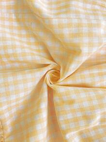 SHEIN Maternity Dress, For Baby Shower Party Maternity Dress Summer Maternity Dresses For Summer Maternity Summer Dresses Maternity Sets For Summer Maternity Gingham Dress Yellow Maternity Dress Maternity Midi Dress Summer Maternity Outfits