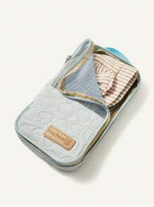Cozy Pixies Baby Blue Diaper Storage Bag, For Diaper, Clothes And Other Items, Can Be Placed In Mommy Bag - Baby Blue - View 8