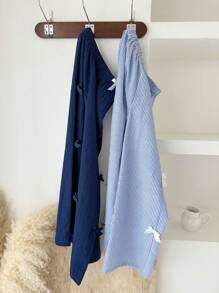 SHEIN Vintaside Kids 2pcs/Set Girls' Multi-Pack Fashionable & Simple Versatile Long Pants, Suitable For Spring, Summer And Autumn Seasons, Ideal For Daily Wear Such As Shopping And Outdoor Activities - Multicolor - View 5