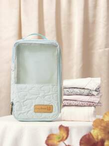 Cozy Pixies Baby Blue Diaper Storage Bag, For Diaper, Clothes And Other Items, Can Be Placed In Mommy Bag - Baby Blue - View 1