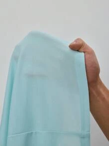 Viva Relle Damen Große Größen romantisches, elegantes chiffonartiges Off-Shoulder Rüschen A-Linien Maxikleid, geeignet für Hochzeitsgäste