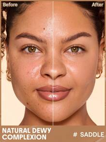 SHEGLAM Dew & Done Kem NềN MỏNg Nhẹ VớI Spf20-Saddle ThươNg HiệU LàM đẹP Trang đIểM Mỹ PhẩM Cho Phụ Nữ Và Cô GáI HoàN HảO Cho MùA Hè MùA XuâN Lý TưởNg Cho Y2K ThờI Trang Sang TrọNg Phù HợP Cho Sinh NhậT NgàY CủA Mẹ Quà TặNg TiệC SẵN SàNg MàU SắC TốT NhấT - Saddle - Xem 3