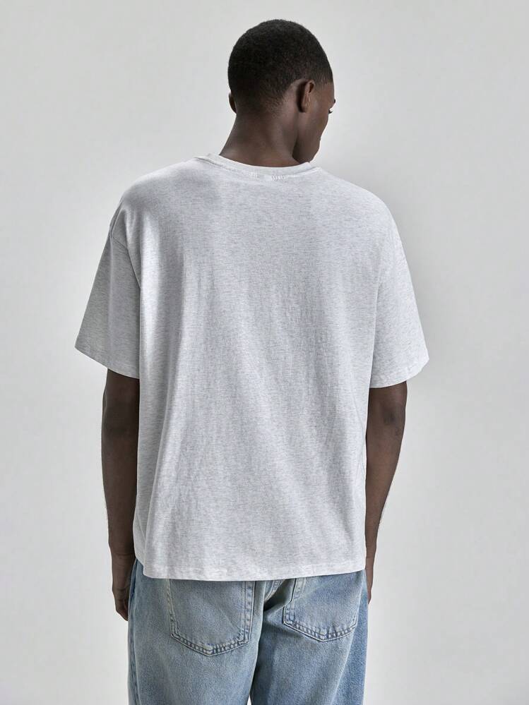 Ontre Herr sommarfärgblocks-dragkedja med kortärmad casual-t-shirt, lämplig för 4 juli/självständighetsdagen, patriotisk stolthet, strand, födelsedagsfest, lärarklädsel, högtider och avslappnade sammankomster - Grå - Visa 2