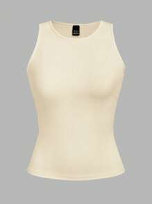 SHEIN EZwear 2 chiếc áo hai dây ngắn màu xanh nhạt và vàng, ôm sát, gợi cảm, thích hợp cho mùa hè. - Nhiều màu - Xem 4