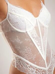 Silquee Women's Suspender Bra Lace Sexy White Tights, Summer Fashion, Summer Dresses For Women, Office Wear, Daily Wear