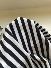 SHEIN EZwear Maglietta a righe - Bianco e nero - Visualizzare 6