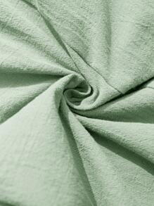 SHEIN VCAY Spring/Summer Solid Color Woven Loose Jumpsuit For Women