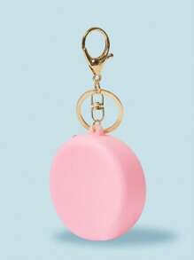 SCOOBY-DOO X SHEIN Cute Dog Print Coin Purse Keychain, Student Wallet, Backpack Key Pouch - Pink - View 3