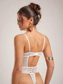 Silquee Women's Suspender Bra Lace Sexy White Tights, Summer Fashion, Summer Dresses For Women, Office Wear, Daily Wear