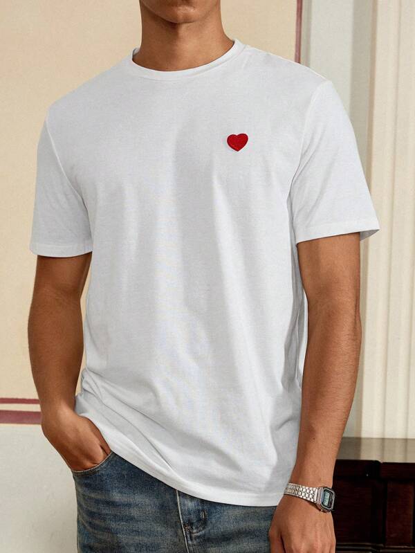 SWAVVY Men T-Shirts Fit Crew Neck Short Sleeve Basic Tee Casual Simple Summer Knit Top