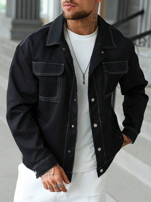 Manfinity Homme Veste mode homme, adaptée pour l'été