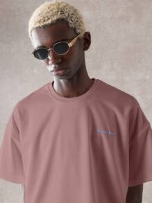 SUMWON Camiseta informal de playa de Mónaco para el verano, con gráfico, estilo holgado y acampanado - Rosa - Ver 3