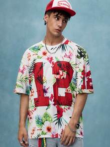 ROMWE MEN Casual 男士春夏休闲度假装 T 恤，适合日常穿着 - 白色 - 查看 7