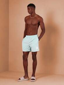 SUMWON Premium Beach Swimming Trunks Athletic Boardshorts Adjustable Waist Summer Pool Shorts Water Sports Leisure Swim Trunks