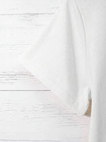 INAWLY 西式印花短袖休闲T恤