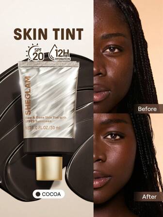 Dew & Done Teint Teinté Spf20-Cocoa Marque Beauté Visage Maquillage CosméTique Pour Femmes Filles Parfait Pour Hiver IdéAl Pour Y2K ÉLéGant Mode Adapté Pour Anniversaire Xmas Cadeau FêTe PrêT Meilleure Couleur