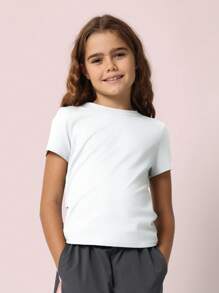 SUMWON Lässiges Kurzarm Co-Ord aktive Cargo-Training Athleisure Festival vielseitig Regular-Fit Activewear Nach-Schul-Sommer-Jugend-Teenager-Stil Pop - Pink - Übersicht 3